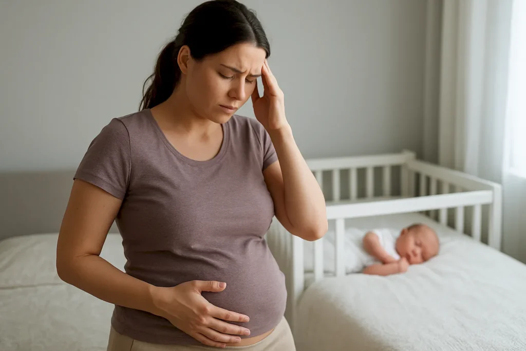 before after pregnancy belly