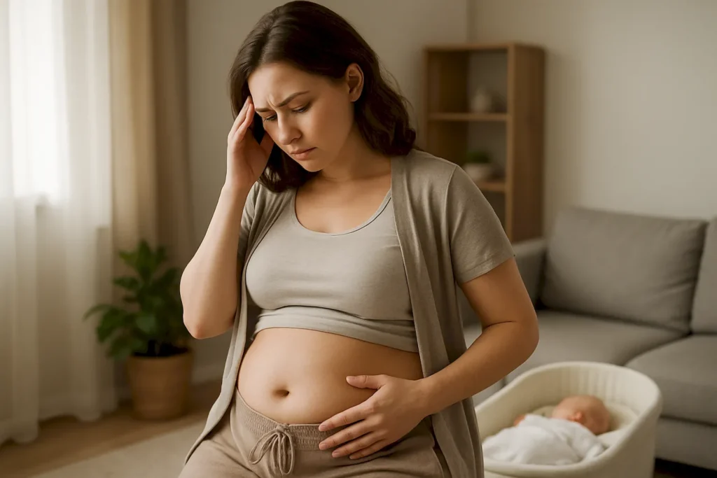 before and after pregnancy belly