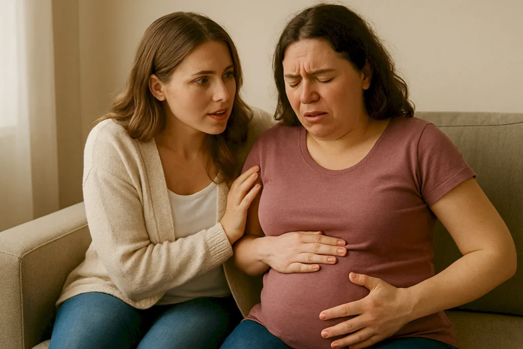 bloating early pregnancy