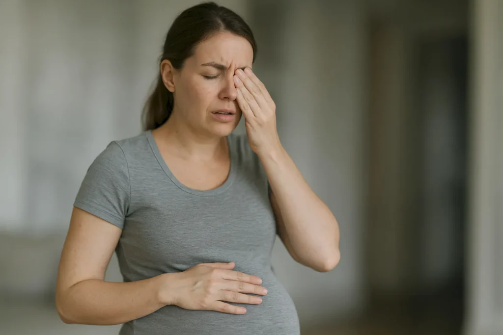 blurred eyes during pregnancy