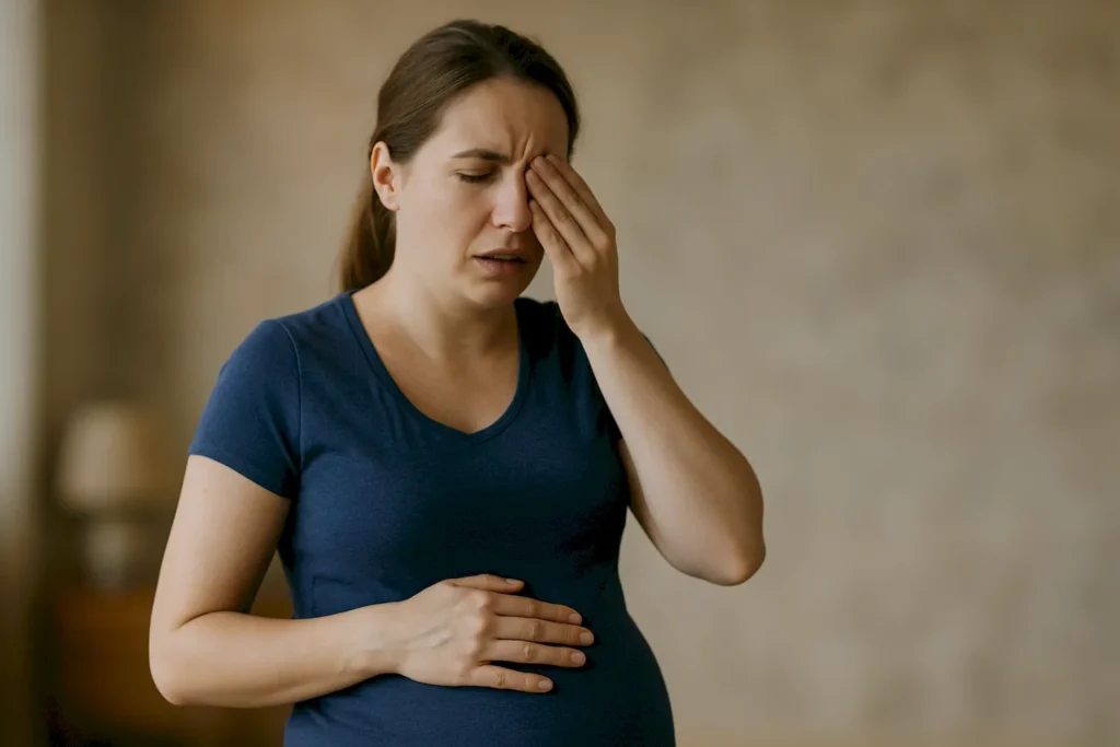 blurred eyesight pregnancy