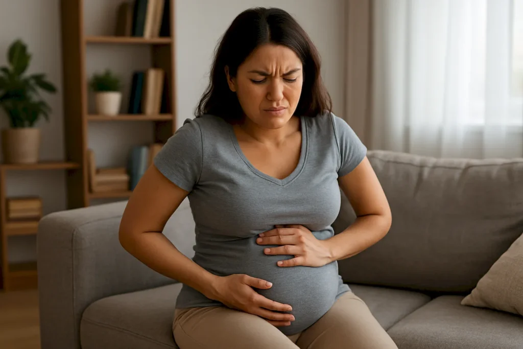 lower tummy cramps in pregnancy