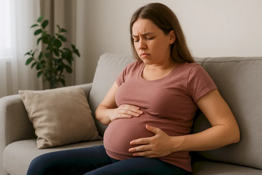 pregnancy bloating