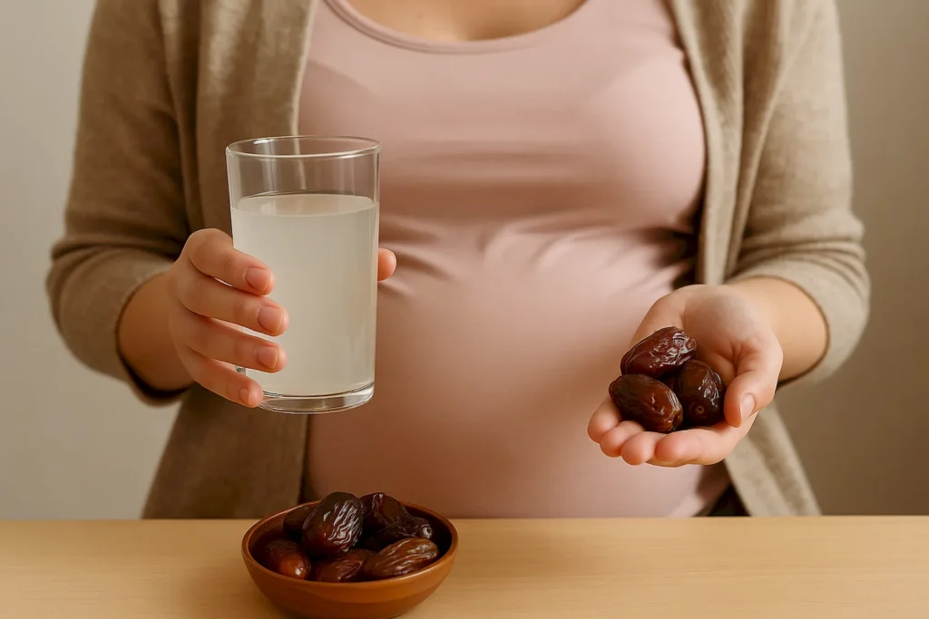when to start eating dates in pregnancy
